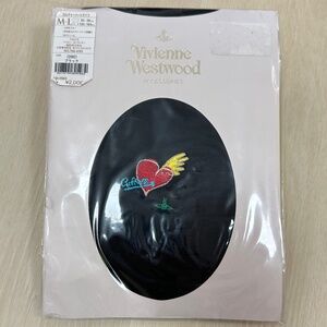 Vivienne Westwood Culture Heart Embroidery Tights Stockings